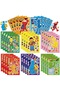15x21cm 16 sheet 16pcs / Pack Sesame Street Sticker DIY Make a Face Puzzle Sticker Kids Educational - 7