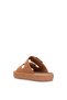 Elit Pm46 K01 Women's Flat Slippers Tan - 4