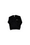 BLACK SWEATSHIRT WITH LOGO ON THE LEFT SIDE - 2