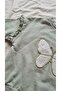 Girl's Butterfly Embroidered Cotton Double Set with Ruffle Detail - 6