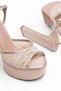Stone-Embellished Shoes Evening Dress Shoes Women's Platform Evening Dress Shoes Heeled Shoes - 5