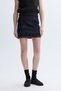 Women's Navy Blue Plaid Mini Skirt - 4