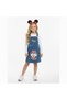 Girl's Denim Gilet Dress with Hair Accessories - 4