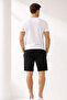 Men's Black Regular Shorts Summer Comfortable Regular Fit - 3