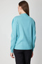 Women's Buttoned Shoulder Detailed Turquoise Sweater 65331 - 5