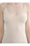 Vizyon New Season V-Neck Lace Detailed String Strap Women's Undershirt - 3