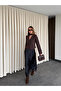 Brown Padded Scarf Jacket - 85175 - 4