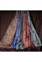 Paradise Patterned Shawl - Red Brown Shawl – Non-Slip Texture – Summer/Winter – 75X185 - 3