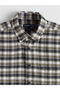 Esvab • Modern & Distinctive Standard Fit Checkered Embroidered Gabardine Men's Shirt - 7