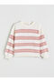 Rmz Gi̇yi̇m Farkiyla Striped Girls' Knitwear Sweater - 2