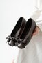 Elegant Women's Daily Ribbon Detailed Round Toe Stylish Ballerinas