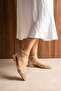 Mabeyn Lace-Up Upper with Lace Embroidery, Closed Back, Open Sides, Evening Dress Shoes - 3