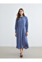 Trendlucky Striped Belted Poplin Shirt Dress with a Difference