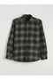 Giyçık Store Den Haki Regular Fit Wool Blend Men's Shirt - 5