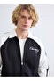 Nevavm Loose Fit New York Printed Men's Zipper Sweatshirt with Difference