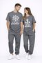 Lover's Combination Oversize Couple T-Shirt Unisex Captain Anchor Printed Set of 2