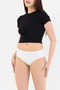 Air White High Waist Slip Panties - 6