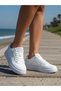 Finster Wmn White Women's Sneaker Skin Sports Shoes Sneaker - 3