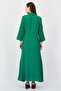 Women Plain Maxi Dress, Green - 3