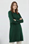 Patterned Tunic N3293 Emerald Green - 2