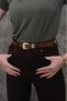 Classic Gold Buckle Women's Belt Trouser Belt Dress Belt Shirt Belt Waist Belt - 4