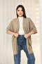 U Shawl Collar Short Sleeve Simple Basic Midi Length Seasonal Knitwear Cardigan - 4