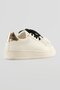 Women's Sneaker Thick Sole Double Lace-Up Casual Sports Shoes Elvora White - 4