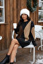 Baklava Patterned Oversize Shardonlu Beard Knitwear Sweater 142002 - 3