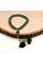 Rose Tassel Prayer Beads Green (99 Pieces - 6mm)