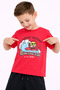 Boys Good Day Printed T-Shirt & Black Shorts Set - 3