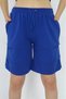 Girl's Printed Ribbed Waist Shorts with Pockets and Layers