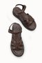 Elara Serena Women's Sandals 0012810 Brown - 6