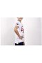 Boy's Printed Crew Neck Short Sleeve Striped T-Shirt - Slit Design