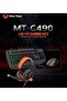 Meetion C490 4 in 1 Gaming Combo RGB Keyboard 3200DPI Mouse Backlit Headphone Microphone & Mouse Pad - 3