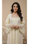 Premium Long Nightgown with Scalloped Floral lace Detailing