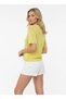 Women's Crew Neck Openwork Soft Textured Knitwear Sweater 8718Sw - 2