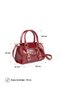 Alia Women's Vintage Design Buckle Detailed Zippered Daily Hand Shoulder and Crossbody Bag