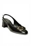 Y820310160 Black Rustic Thick Heeled Women's Shoes - 5