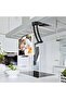 Buffer ®   360 Degree Rotatable Kitchen Desktop Phone Tablet Holder Adjustable Flexible Stand Metal - 4