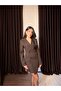 Women's Double Breasted Long Sleeve Blazer Jacket Dress - 2