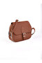 Women's Crossbody Bag with Flap and Zipper, Multi-Compartment Shoulder Bag - 3
