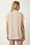 Short Sleeve Ayrobin Shirt Lrn0007 Beige - 5