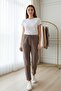 Double Leg Trousers with Elastic Waist