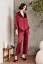6-Piece Satin Nightgown, Dressing Gown, Pajama Set, Shorts Set, Bridal Dowry Set, 2X Socks, Gift - 6