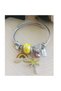Yellow Stone Beaded Charm Women's Bracelet – Steel Stone Figured Bracelet