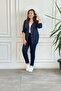 Double Leg Trousers with Elastic Waist - 3