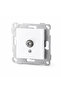 Sat Prizi F Female Connector White – Tv Satellite Antenna Socket Mechanism