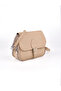 Women's Crossbody Bag with Flap and Zipper, Multi-Compartment Shoulder Bag - 2