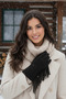 Women's Gloves with Tassels – Stylish and Soft Textured Winter Gloves - 4