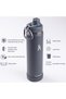 750ml Stainless Steel Water Bottle,Insulated, Leak Proof, Thermos Bottle for Kids (Grey) - 4